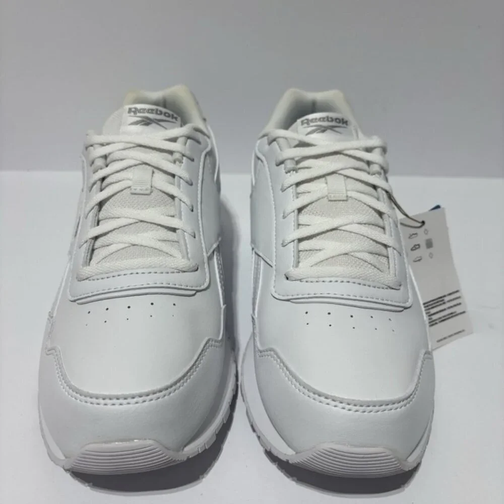 Reebok Women’s Glide White Lace-Up Sneakers, Size 10 Wide